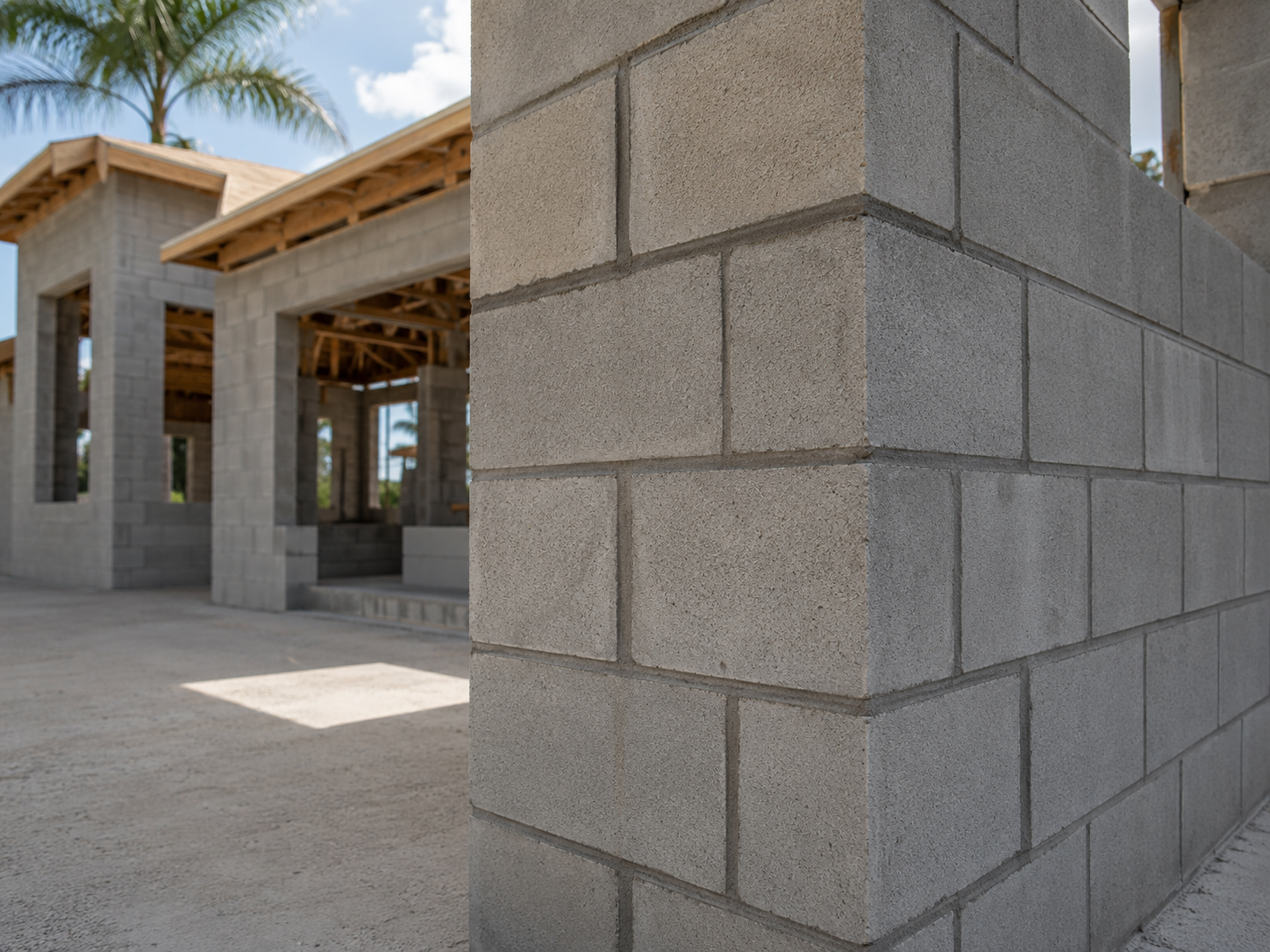 Block work construction